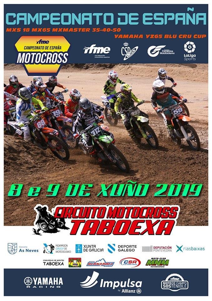 Campeonato España motocross alojados en Tui