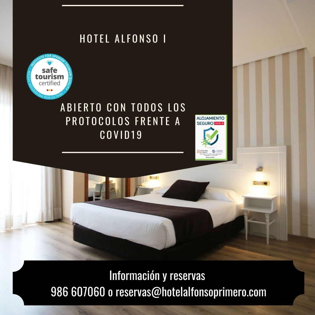 Hotel Alfonso I certificado SAFE TOURISM