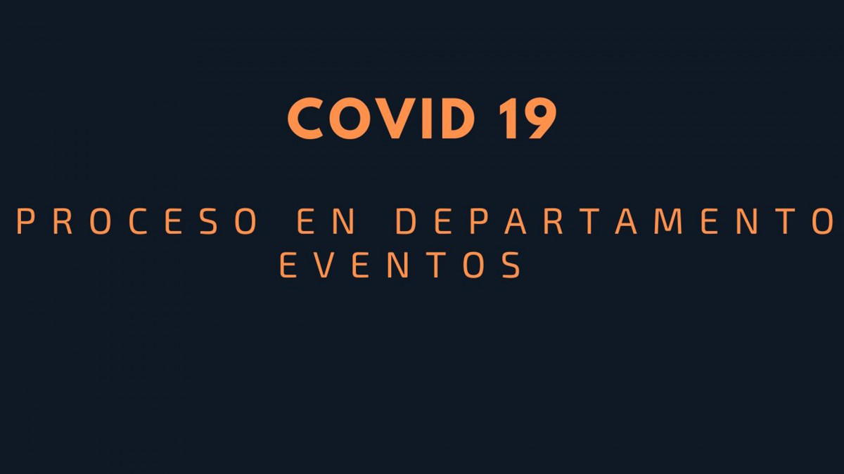 proceso de Eventos para minimizar el riesgo transmision covid19